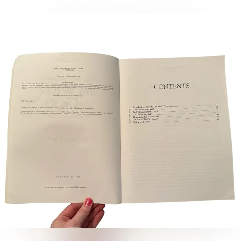 (Book) Leslie Weatherhead’s “The Will Of God—A Workbook” By Rebecca Laird.
